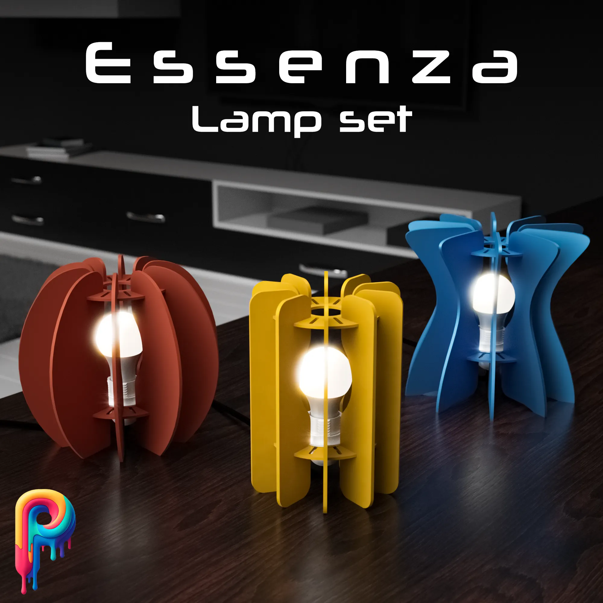 Essenza Lamp Set by Polymeria