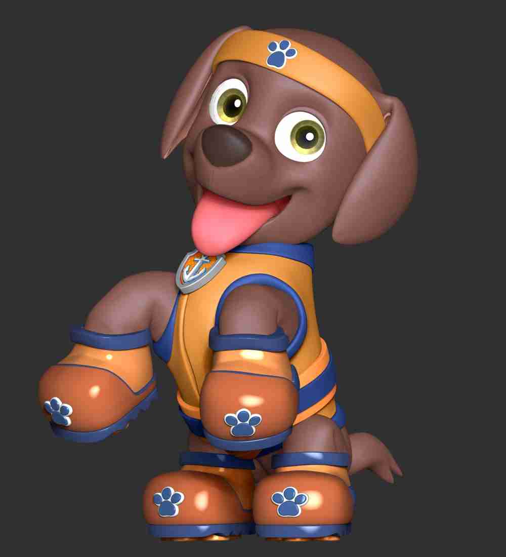 Zuma - Paw Patrol 3D Print Model by lovemodel