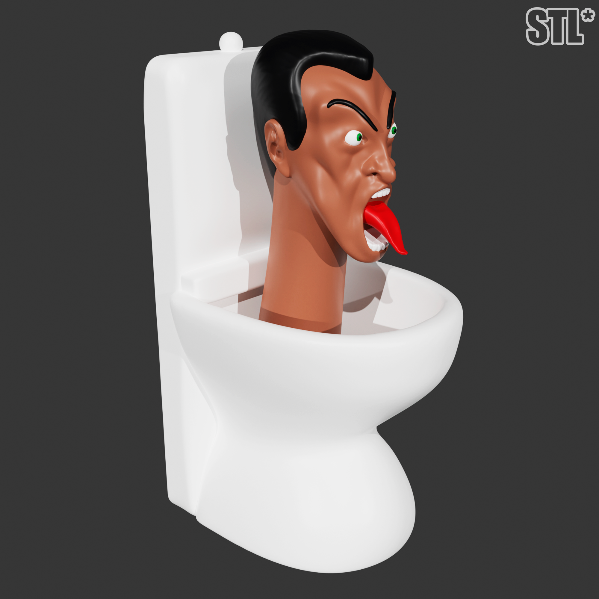 STL file OTAMATONE - SKIBIDI TOILET - FUNNY MODEL 🚽・3D print