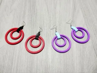 Double Ring - Earrings