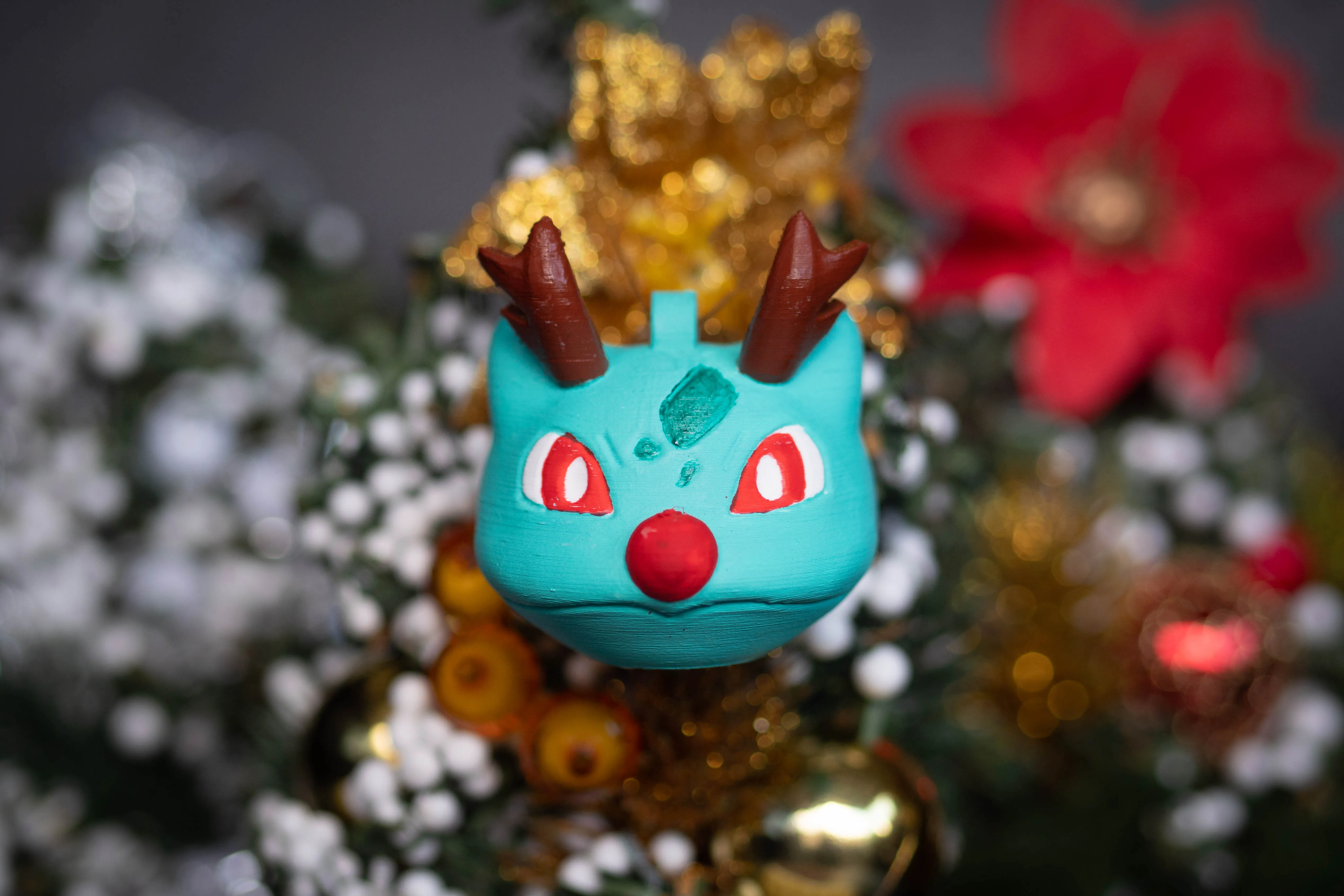 Pokemon Kanto Starters Christmas Tree Decor/Keychain