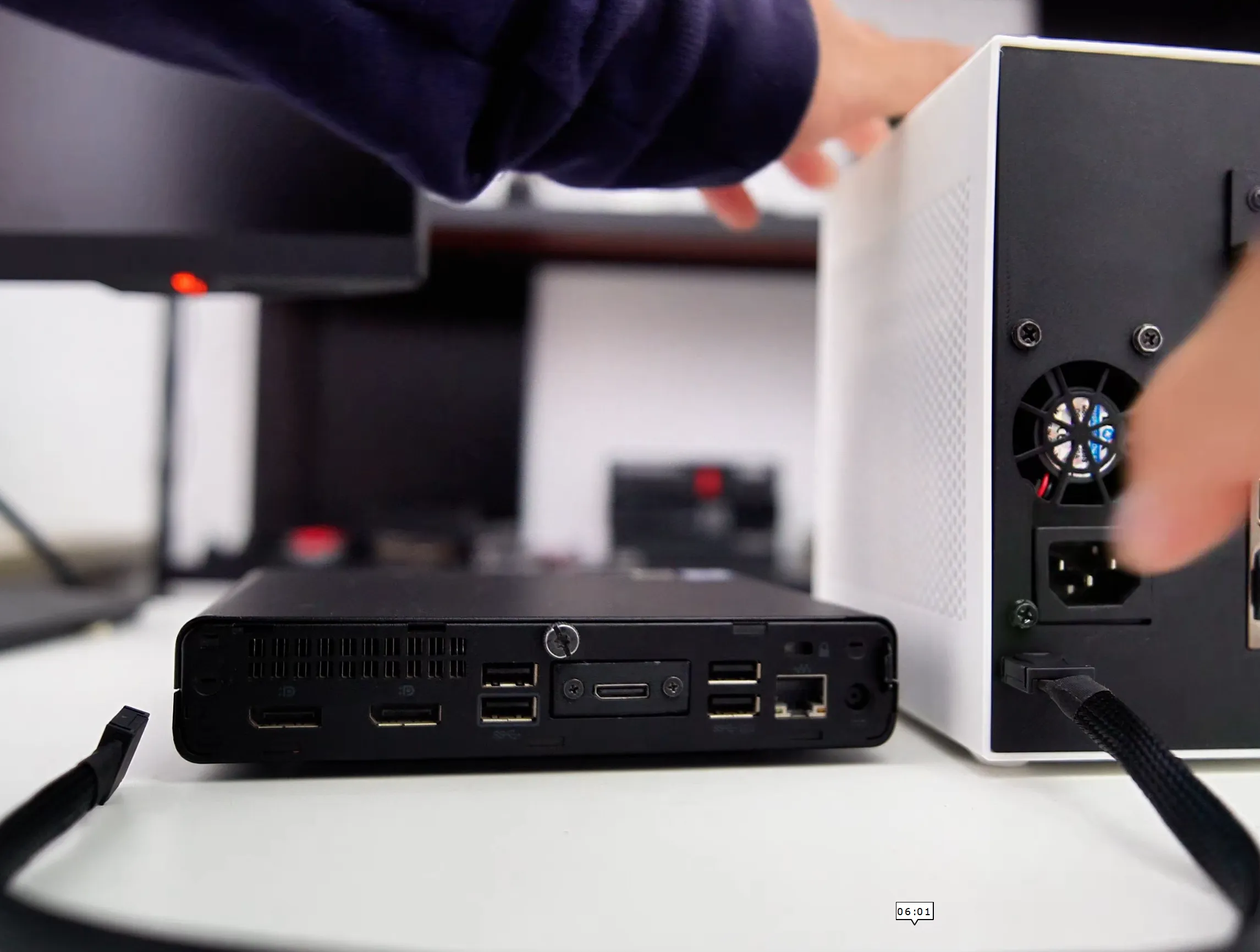 HP Mini PC için Oculink Seçenek Kartı Flex IO braketi