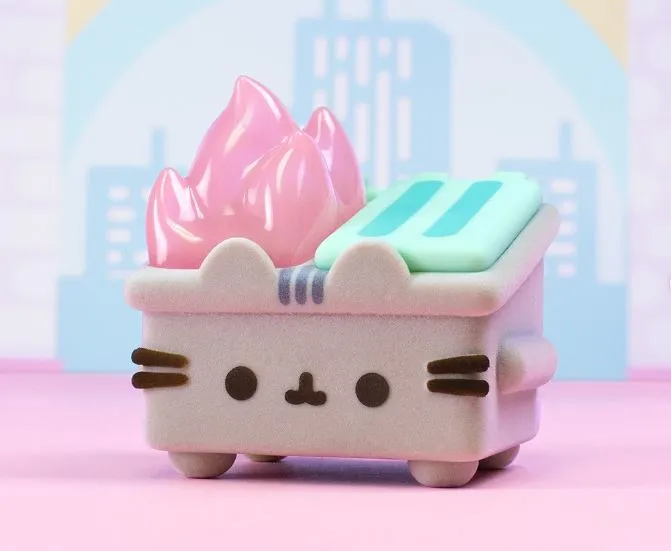 The Pusheen x Dumpster Fire Fan Art Toy