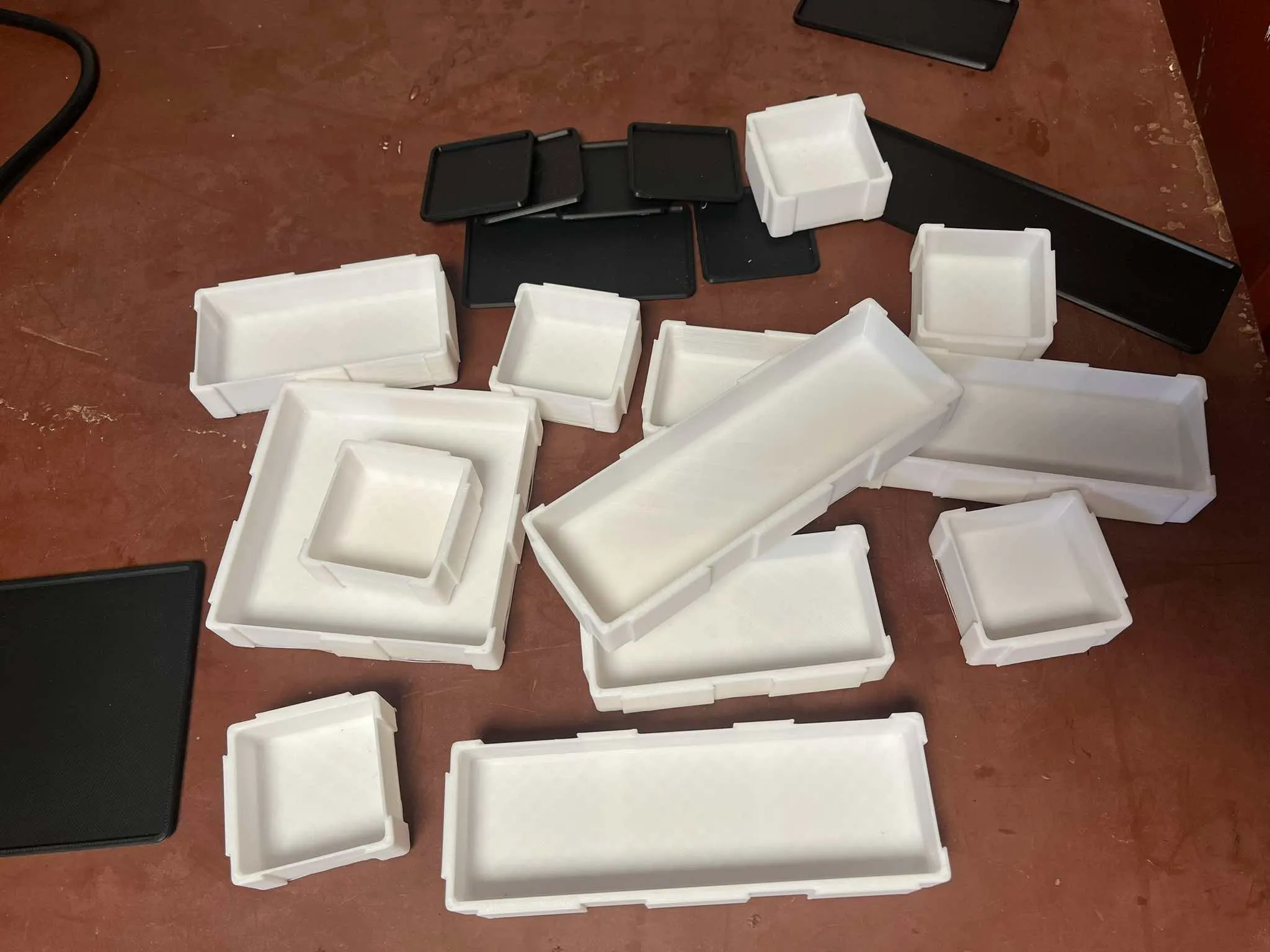 Manager, organizer, Modular boxes 50x50x20 mm module