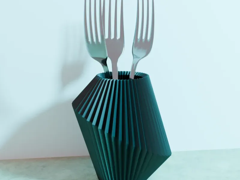 fork and spoon holder