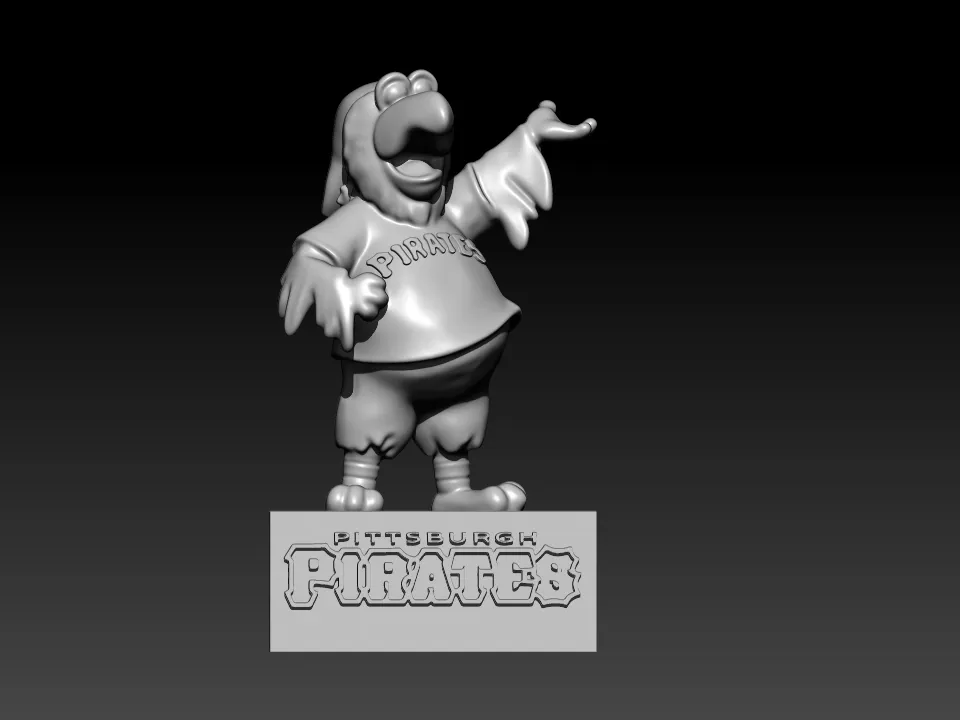 MLB - Pittsburgh Pirates mascot statue - 3d Print