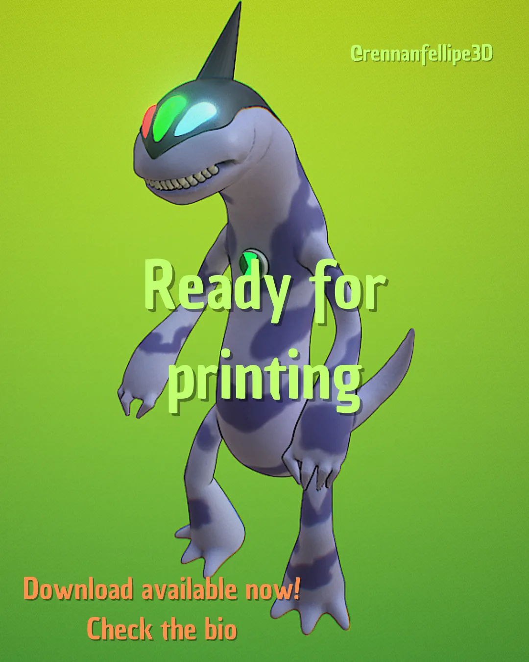 Chamalien 3D Model - Iconic Ben 10 Alien