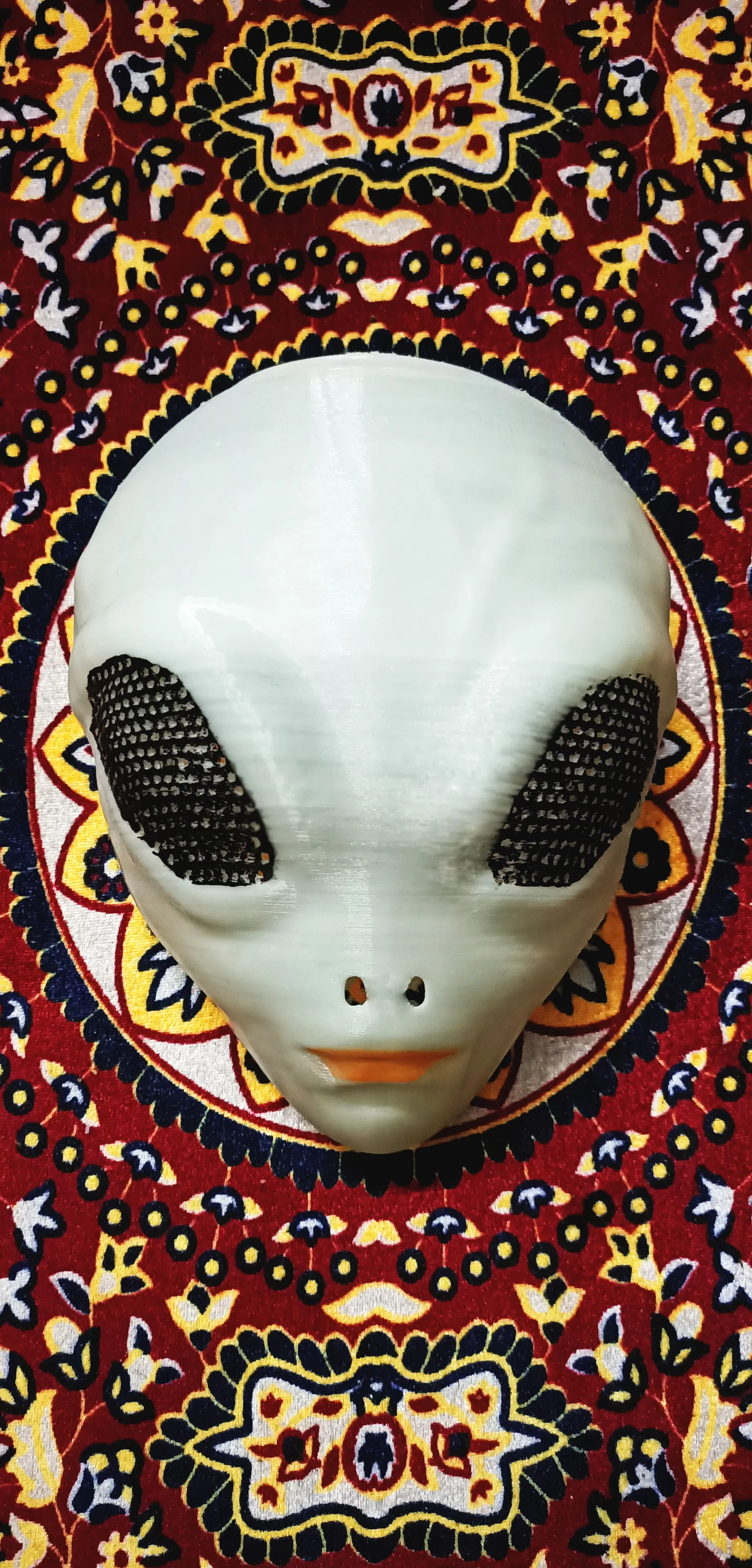 Alien mask for Halloween, fun and wall art-2