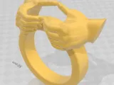Hands Forming Heart Ring-2
