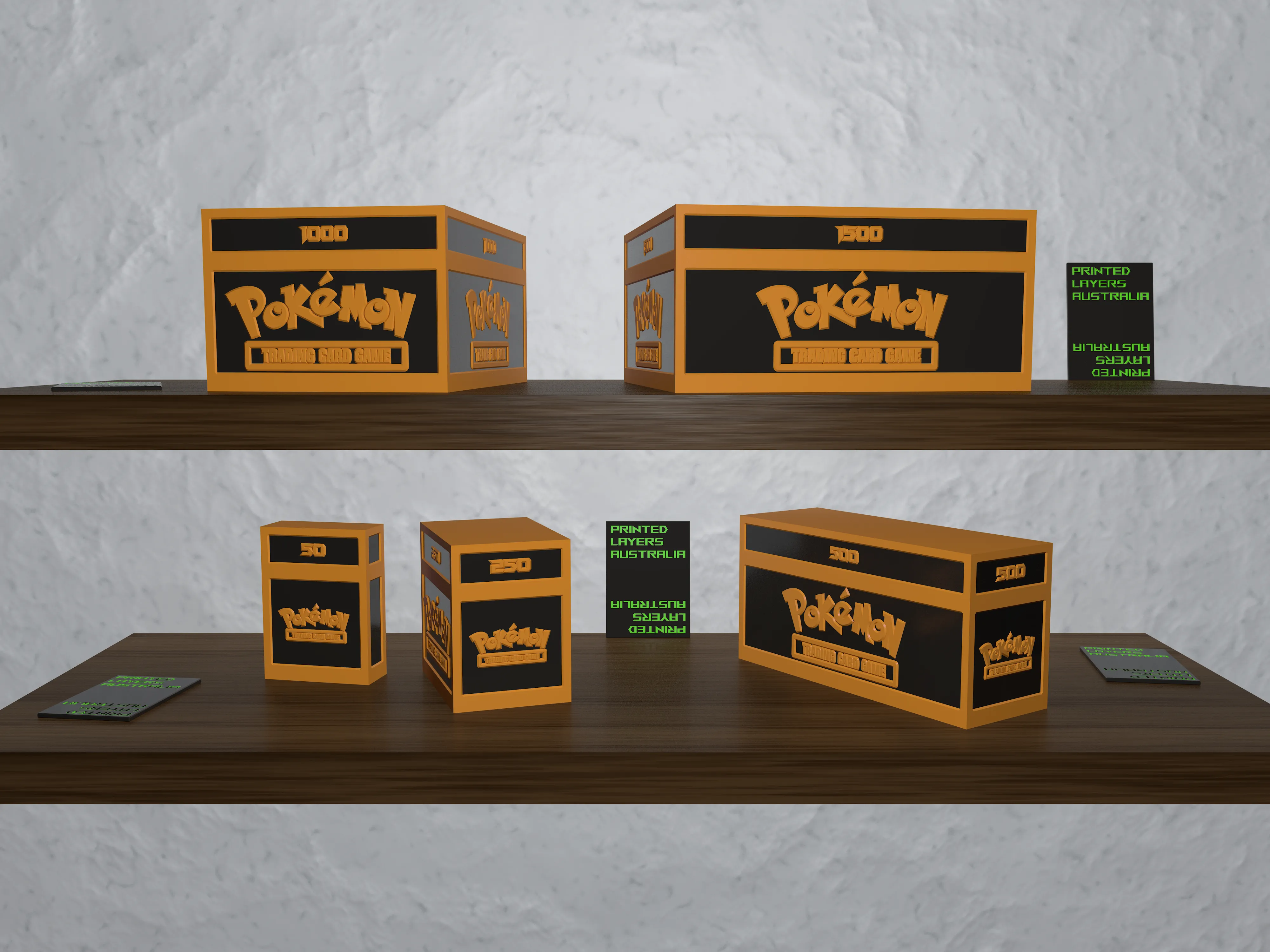 Pokemon Card boxes - Non-Sleeved Collection | 3D models download ...