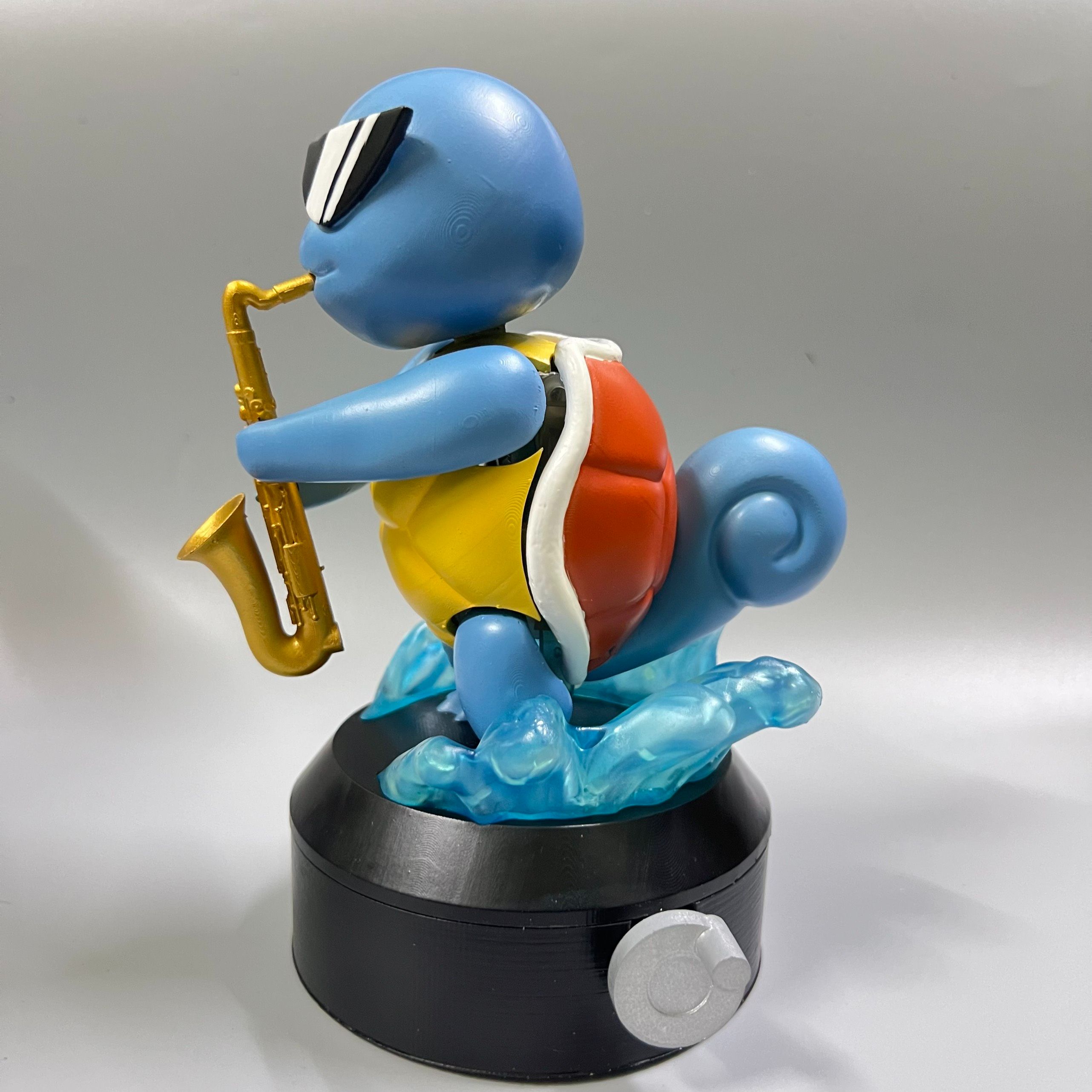 POKEMON SQUIRTLE SAXOPHONE ARTICULATED FLEXIBLE | 3D модели скачать |  Creality Cloud