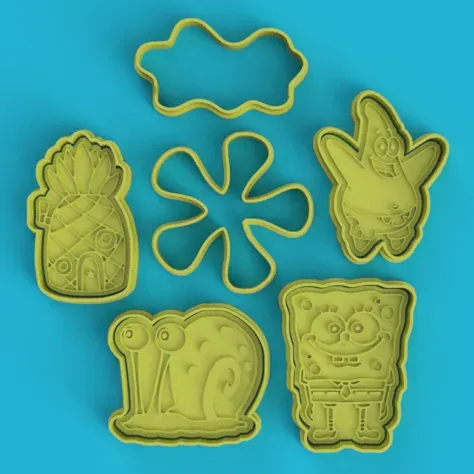 Cortantes + Estampa Bob Esponja / Sponge Bob Cutters