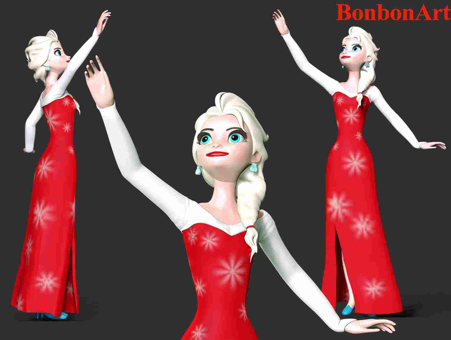 Elsa Princess | 3D модели скачать | Creality Cloud