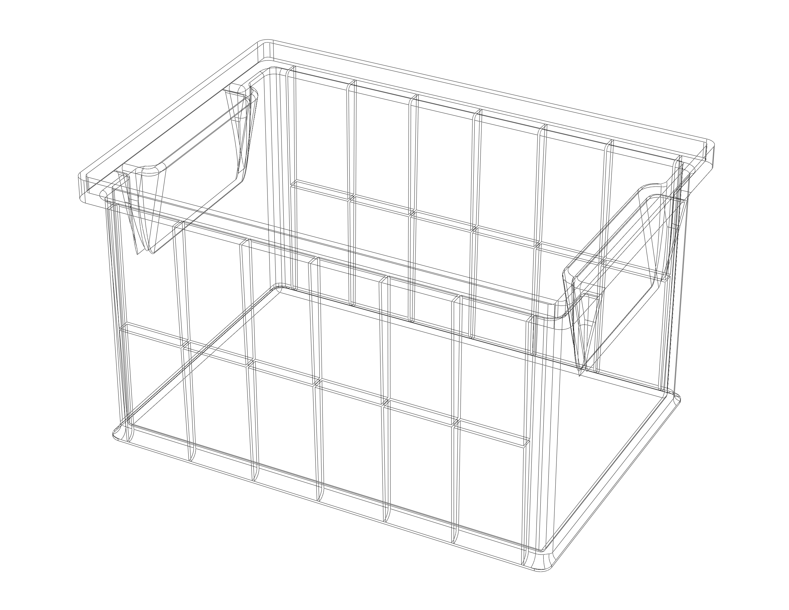 Stackable Storage Bin Capacity 2 Litres 3D models download Creality