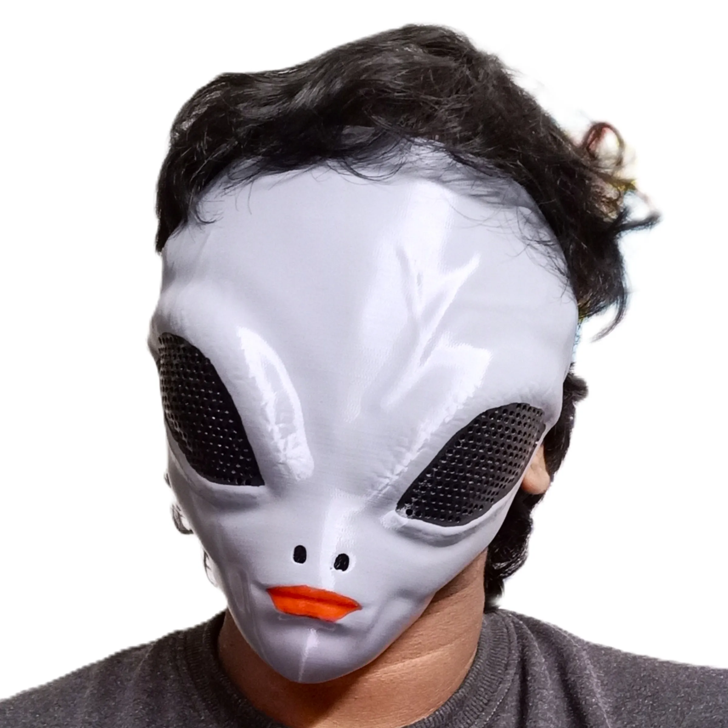 Alien mask for Halloween, fun and wall art-0