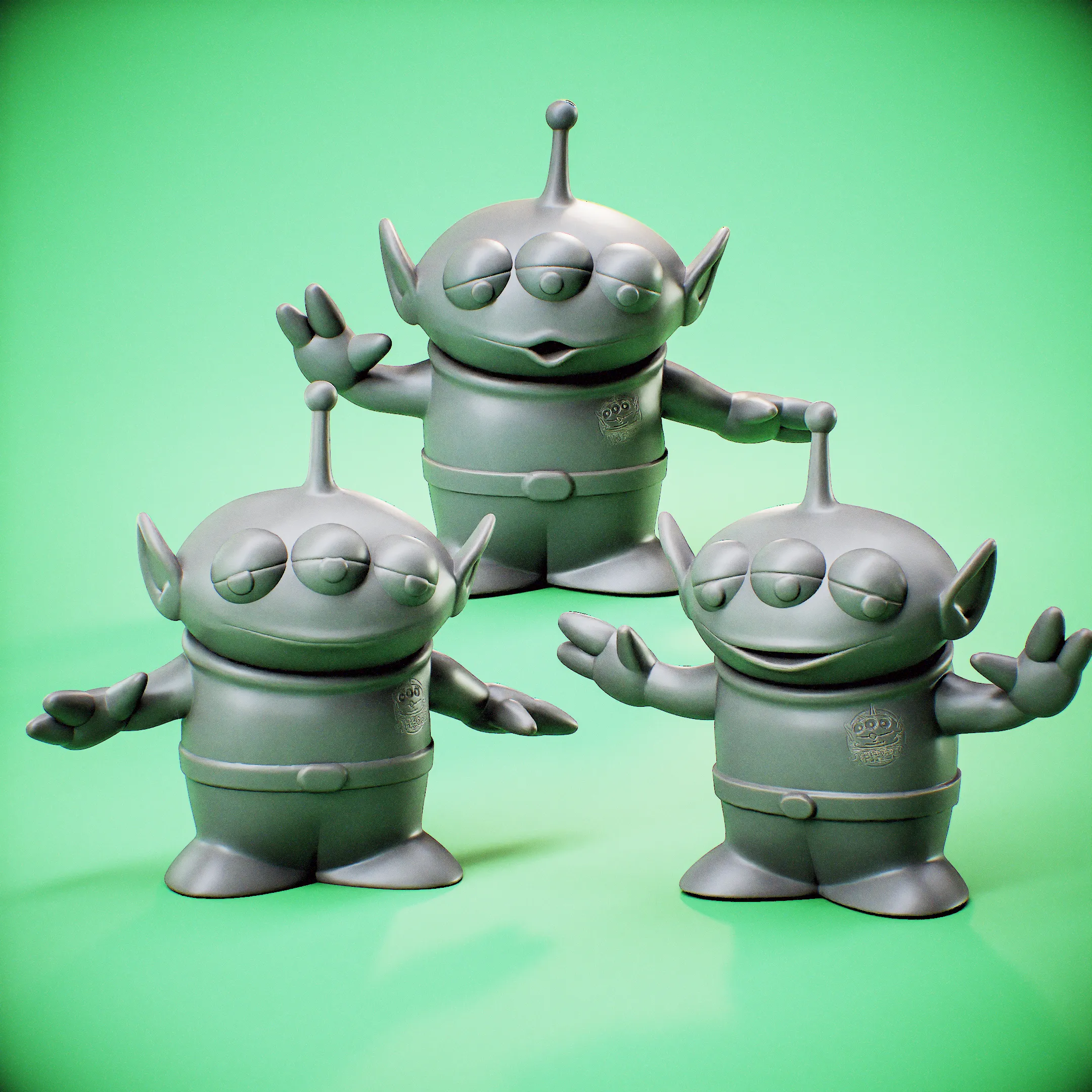 Toy Story - Aliens "La garra" - Alien The Claw" Pack x 3