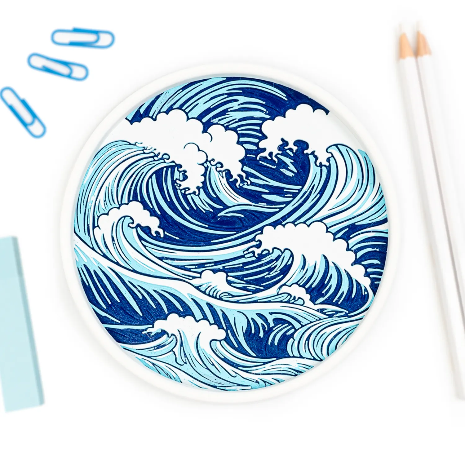 Wave Round Tray