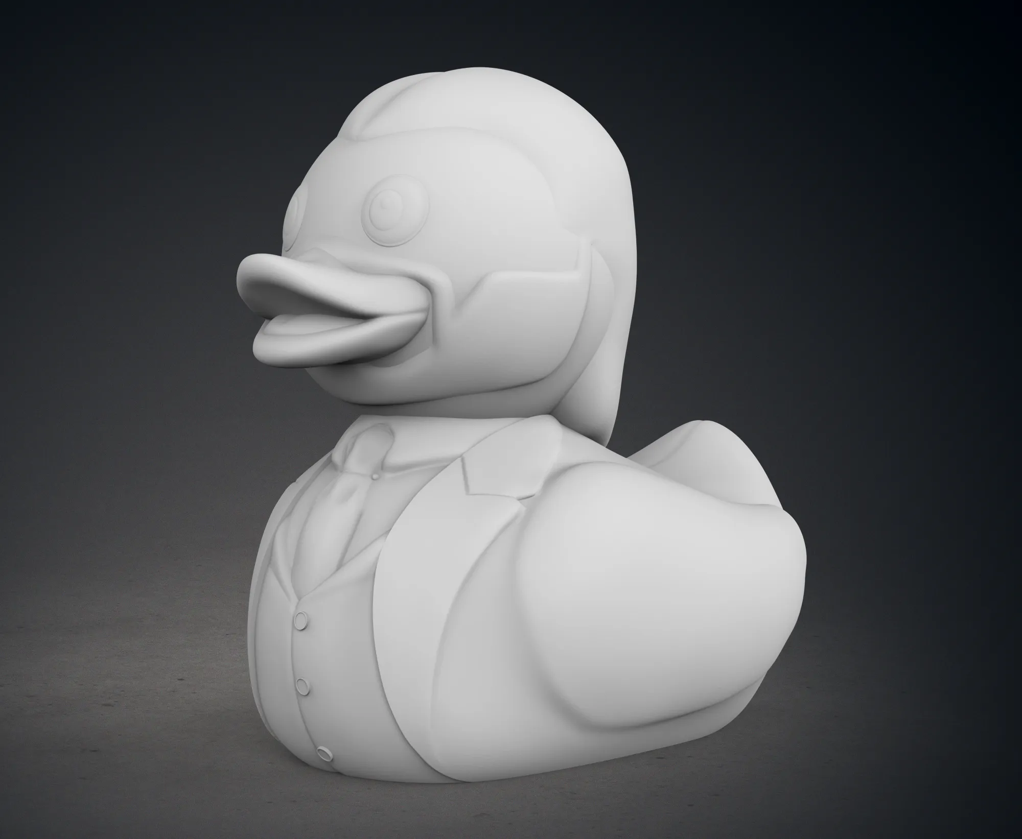 Cute John Wick Rubber Duck