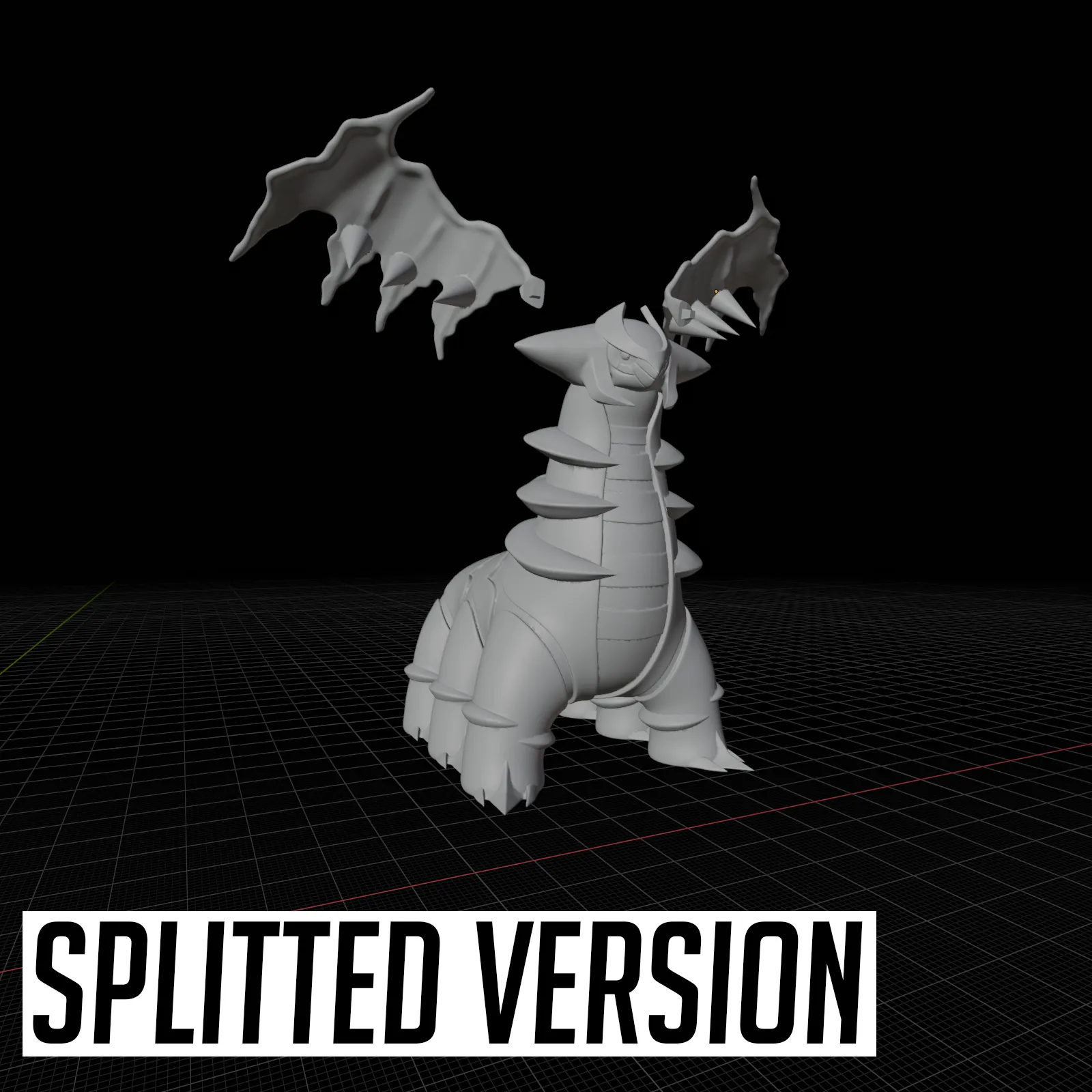 Giratina - (Pokémon) - STL - Impression 3D