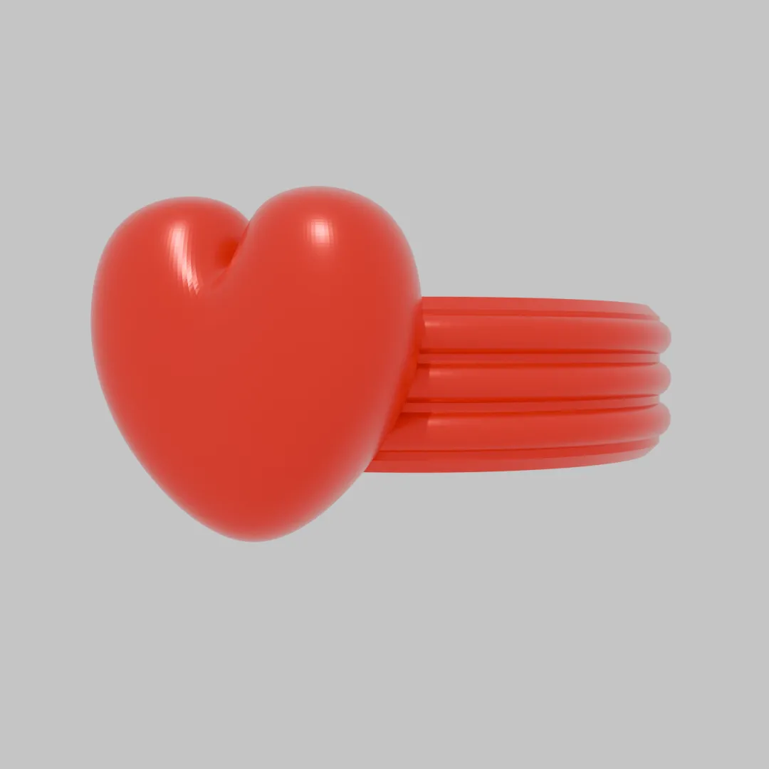 cute heart ring