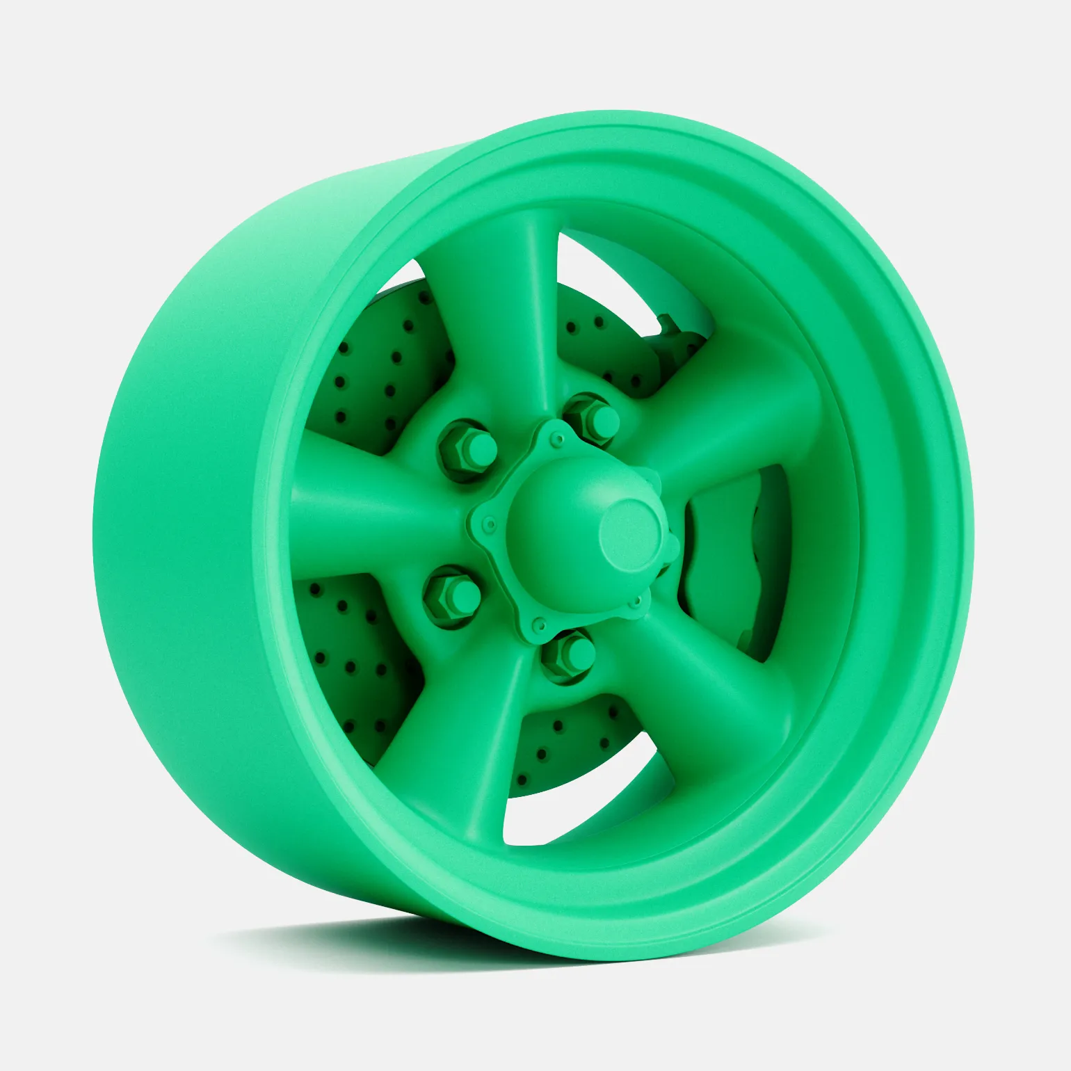 1/24 Scale, 15x8 American Racing Torq Thrust Wheel and Brake | 3D ...