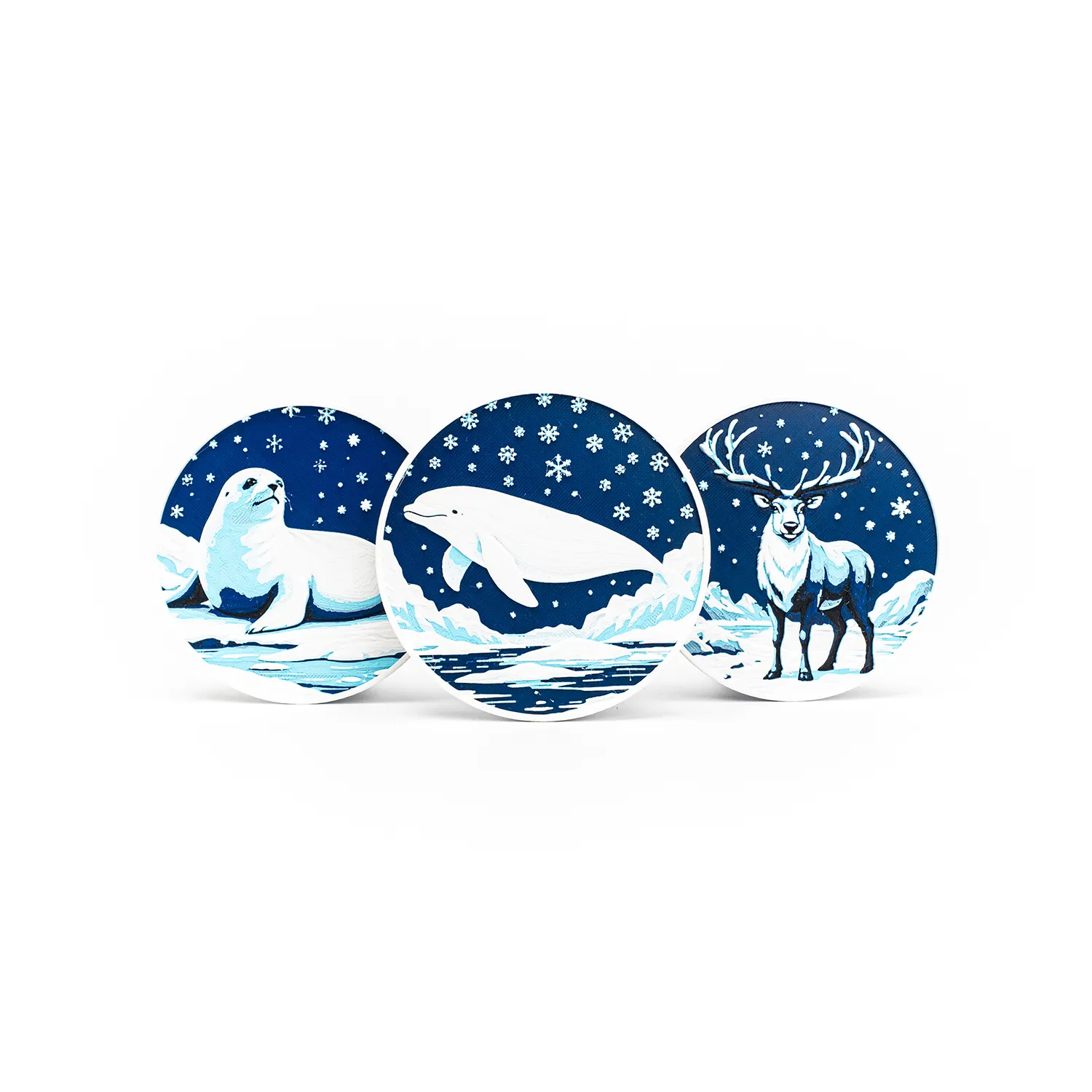 Arctic Wildlife Coasters