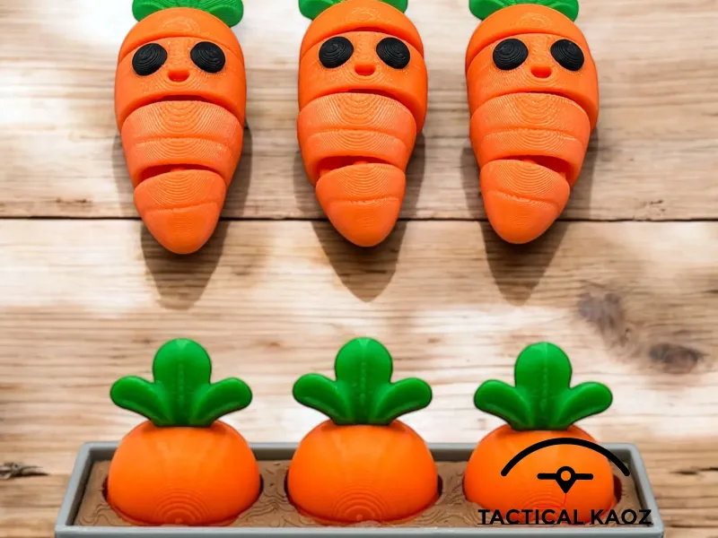 Wiggly Carrot Crew – Articulating Fun in the Garden! Flexy -