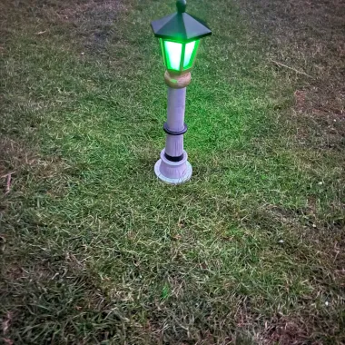 Victorian lamp post with floor spike-0