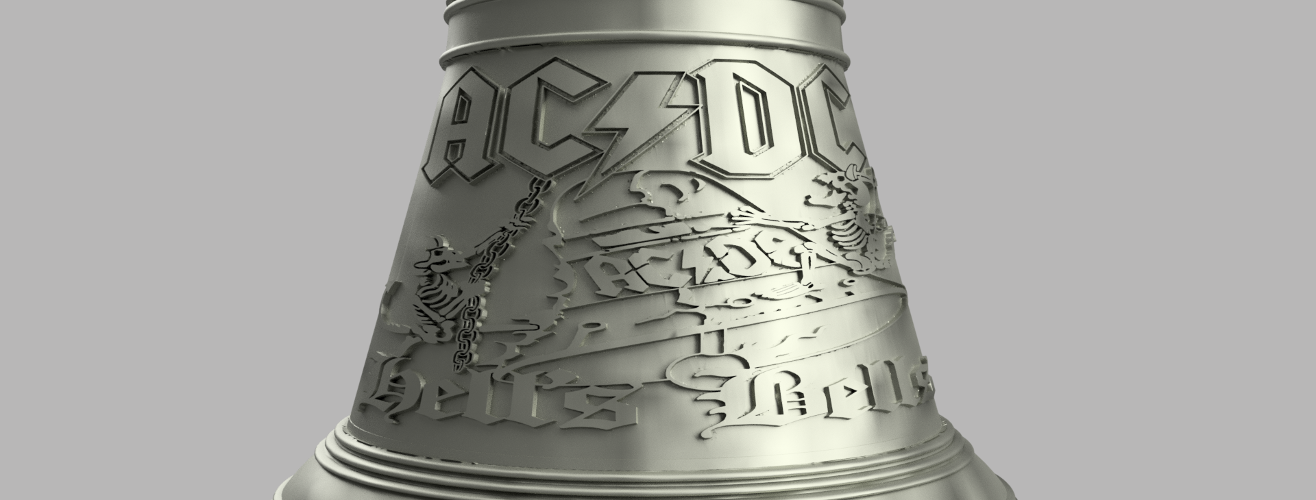 ACDC HELL BELL NEW | 3D models download | Creality Cloud