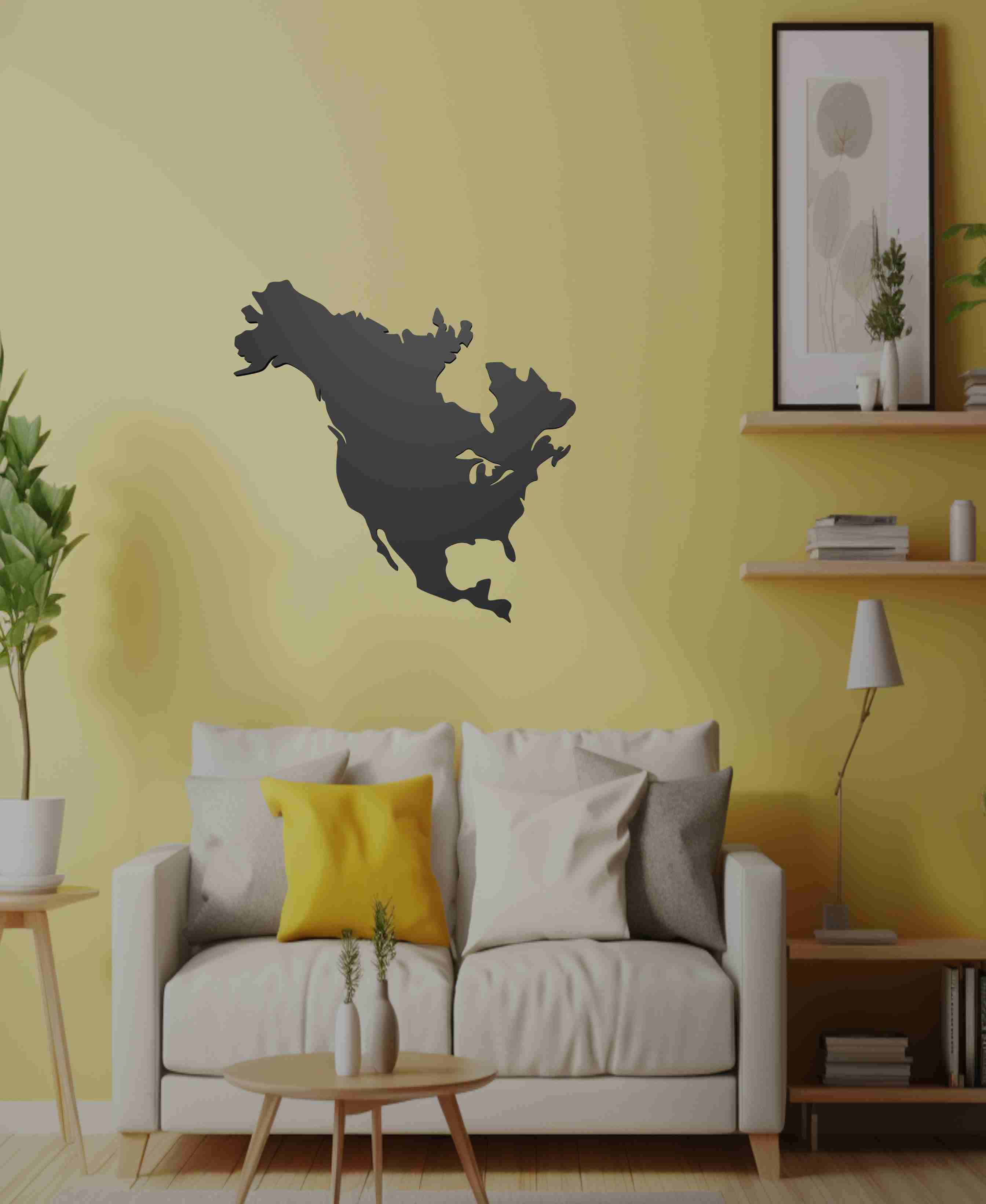North America Wall Art 3D models download Creality Cloud