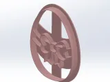 Easter Egg with Bow Cookie Cutter-2