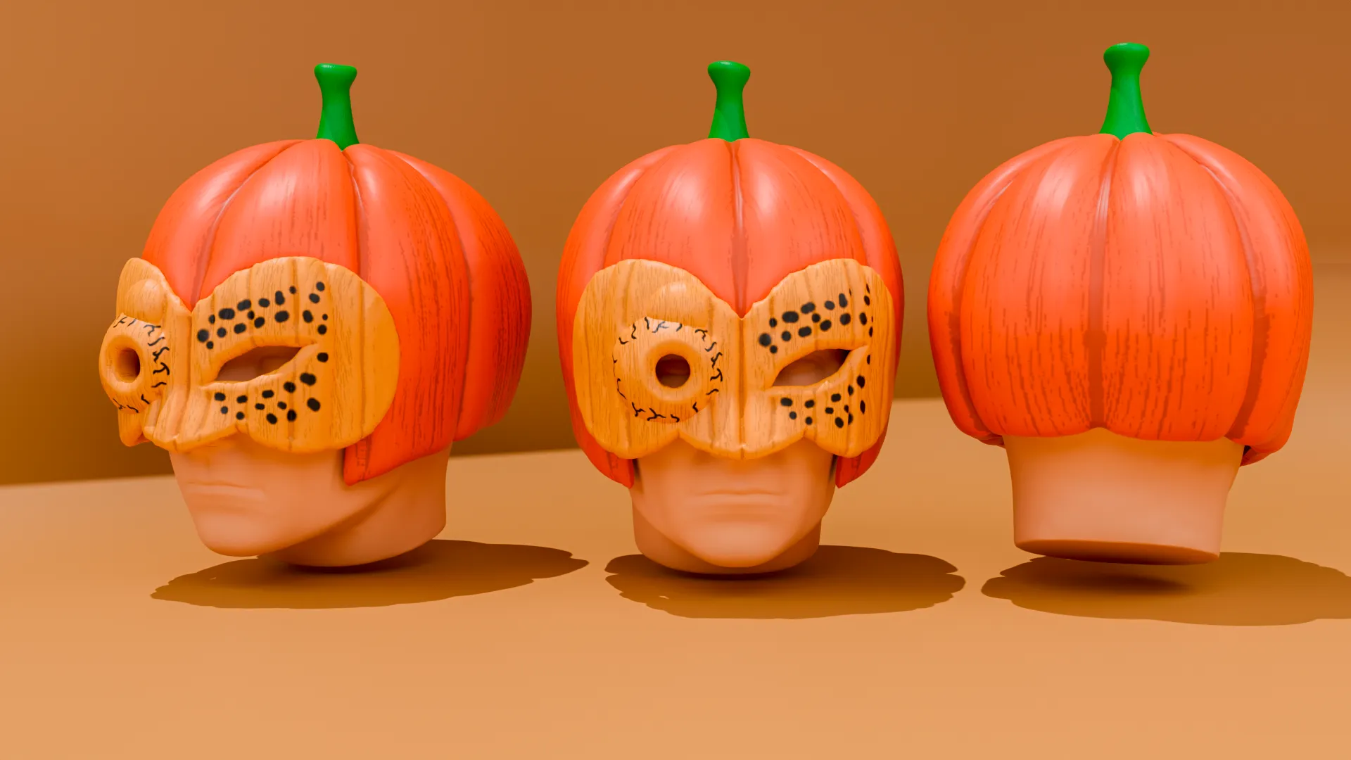 Pumpkin Night mask Cosplay
