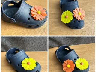 Flower shoe charm