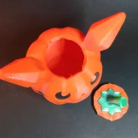 PUMPKIN WITH PIKACHU'S FACE-2