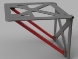 Foldable table for bigtreetech panda feed rack-5