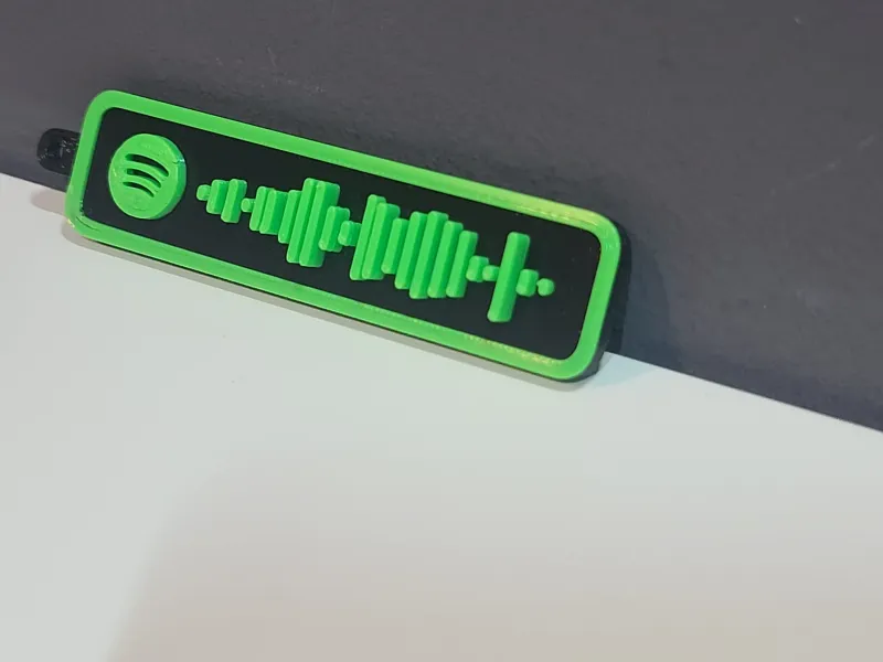 Spotify Song Keychain
