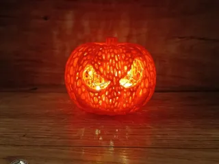 Voronoi Halloween Pumpkin | Jack Skellington Style