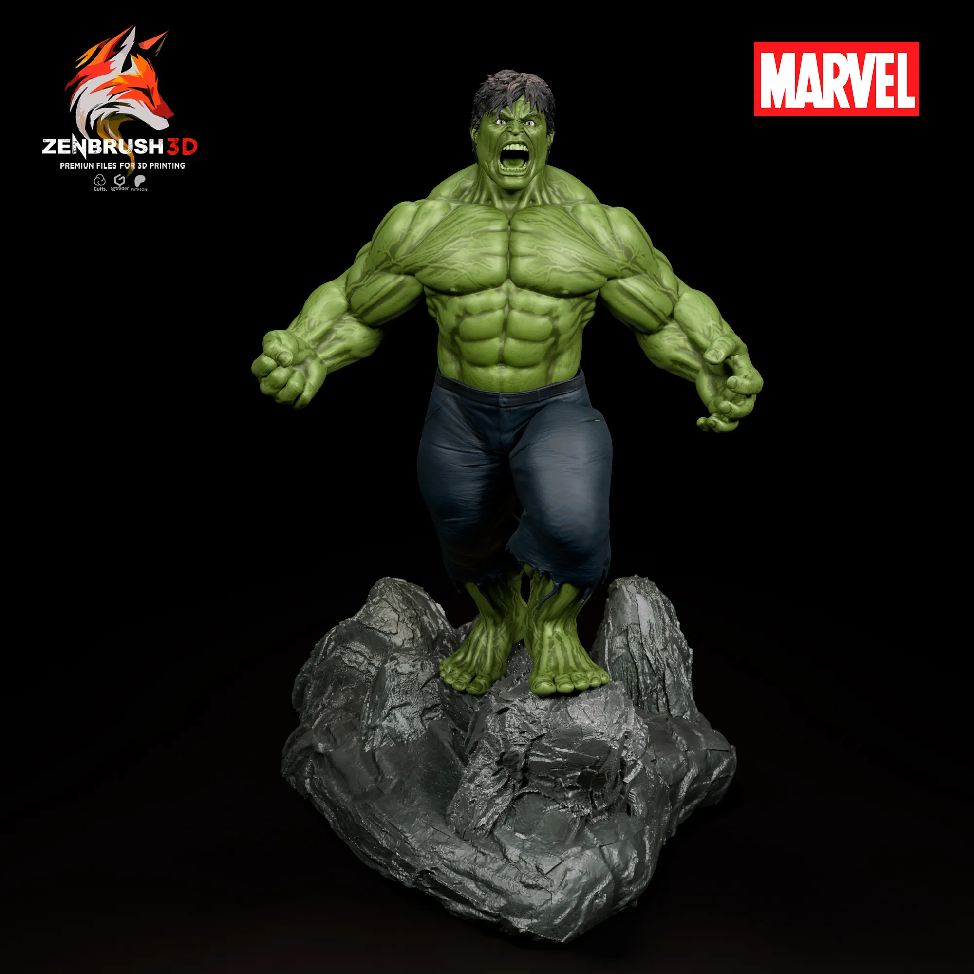 THE INCREDIBLE HULK 2008 - 3D PRINTING