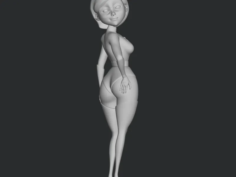 Elastigirl Helen Parr Incredibles Stl dosyası 3 boyutlu baskı