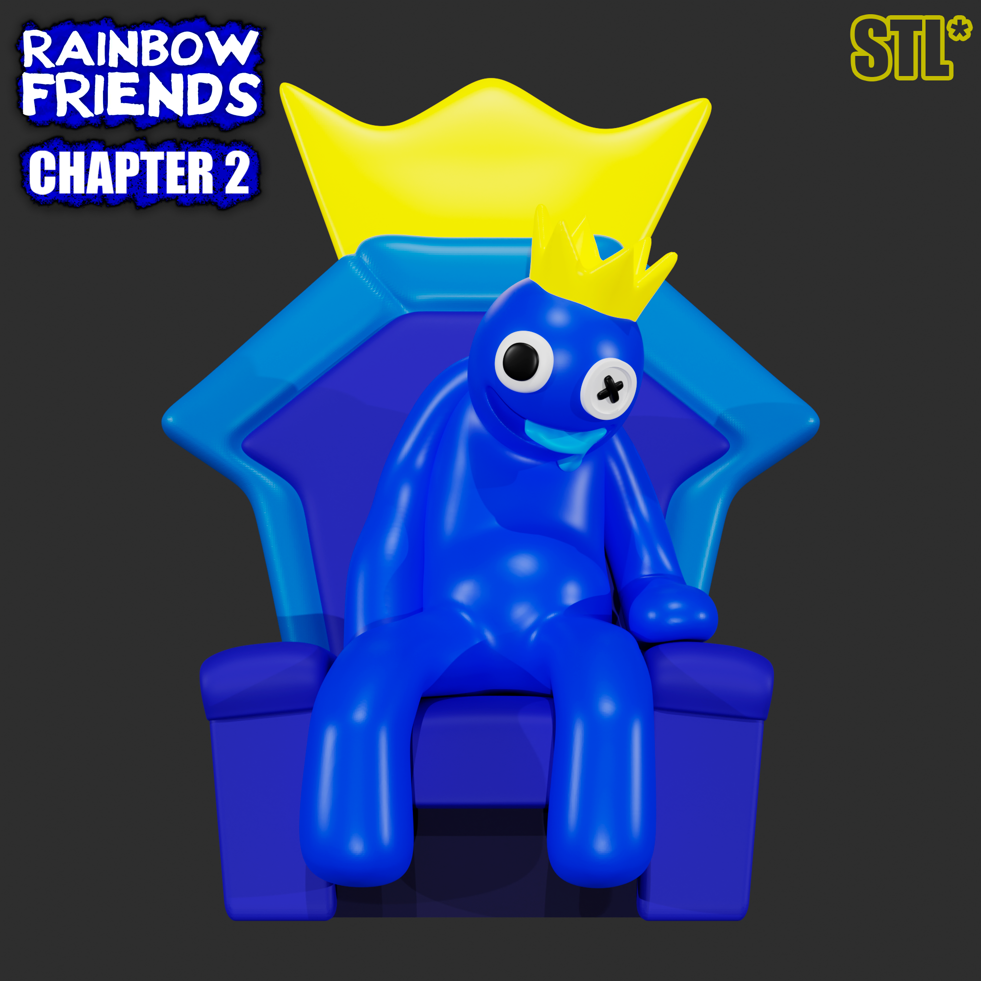 BLUE FROM RAINBOW FRIENDS CHAPTER 2 ODD WORLD, ROBLOX GAME, 3D models  download