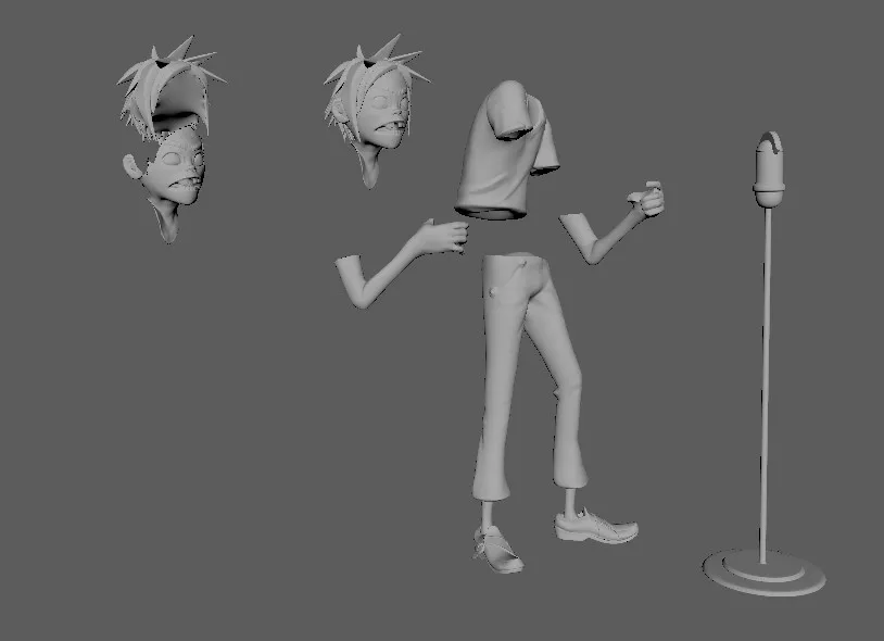 Gorillaz 2D Superplastic fan art