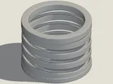 Espring Pencil Holder. STL Version:- 0.25 Volume:- 730k-0