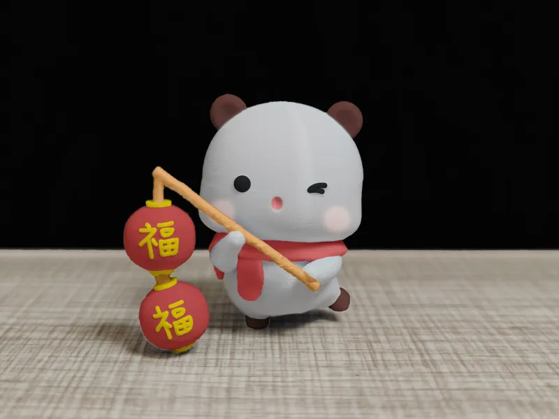 Couple Bear-new year_lantern_Yier