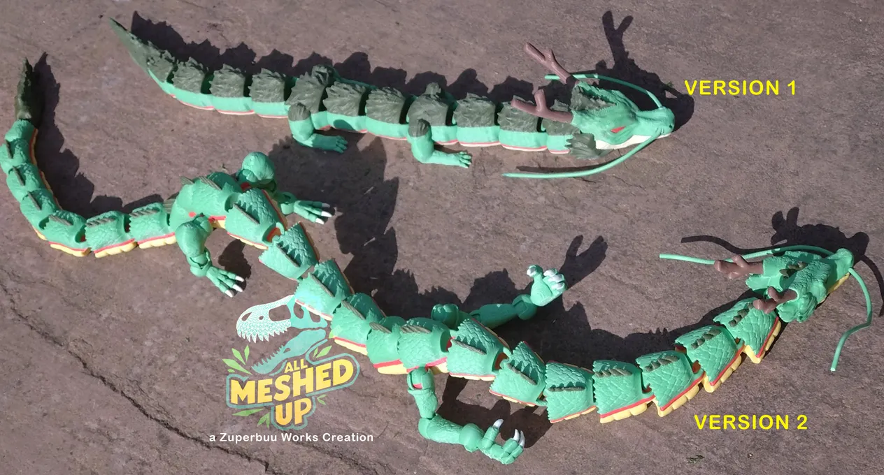 Juguete articulado Shenron Dragon v2
