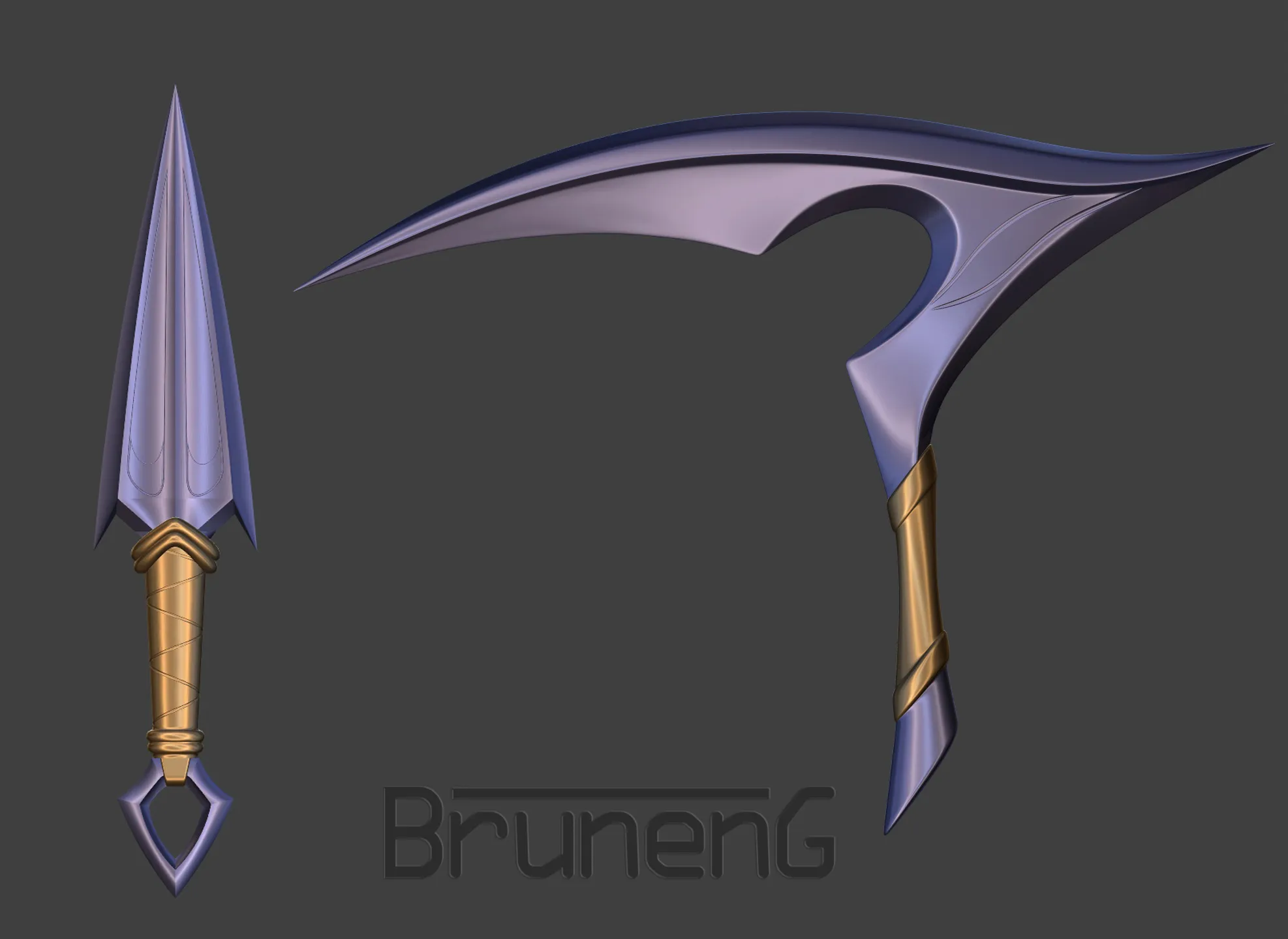 Akali weapons kunai and kama LOL League of Legends