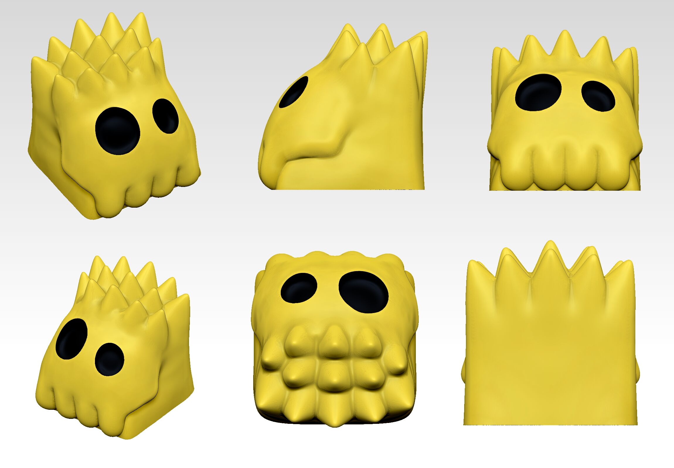 Skull Simpsons - Keycaps Collection - Mechanical keyboard