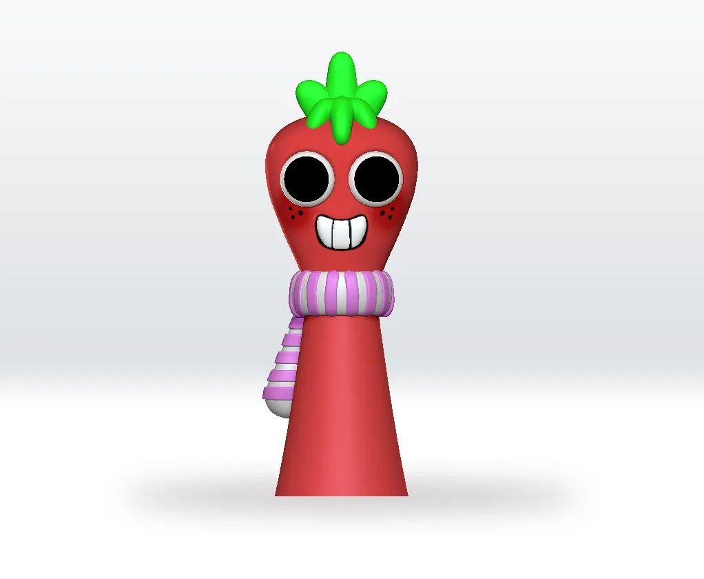 Sprunki Sprout STL 3D Model Dandys World Character Fanart