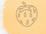Strawberry Cookie Cutter, Biscuit Cutter-0