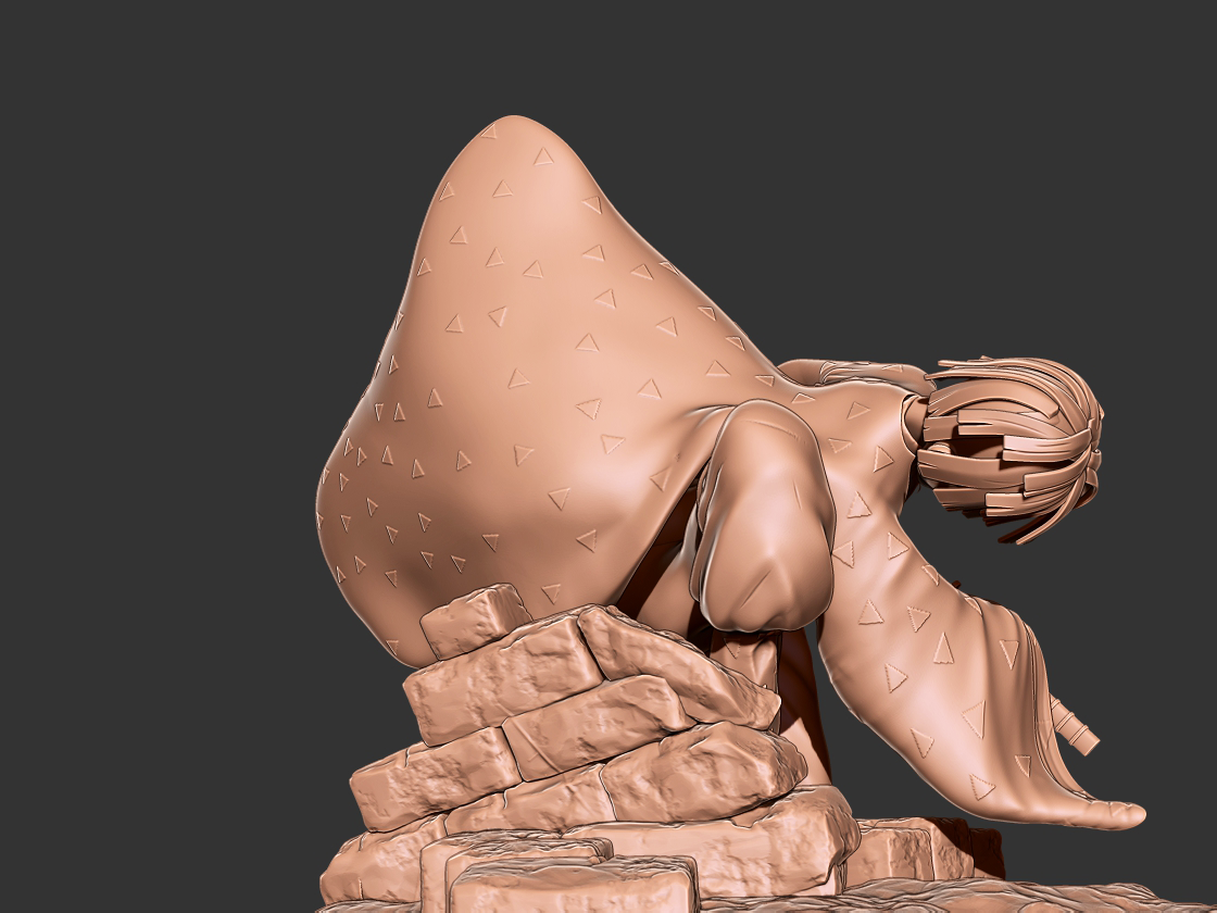 Demon 1 High Poly Sculpt 3D model
