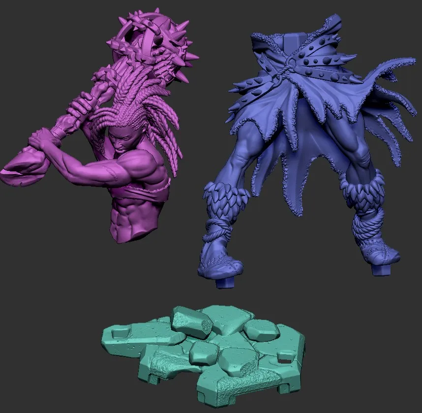 TINA THE AMAZON - FAMINE ARMOR SET